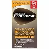 Just For Men Control Gx - Shampoo + balsamo 2 in 1, da uomo, riduce i capelli grigi (147 ml)