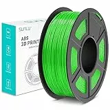 SUNLU Filamento ABS 1.75 mm, Filamento per Stampante 3D Durevole Altamente Resistente al Calore, Precisione Dimensionale +/- 0.02 mm, Bobina da 1 kg (2.2 libbre), Verde