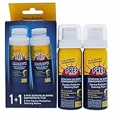 Prep, Schiuma da Barba Dermoprotettiva, per Barbe Difficili, Schiuma da Barba Pelli Sensibili, Adatta Anche per le Pelli più Irritabili, per una Pelle Tonica e Elastica, 2 Pezzi da 50 ml