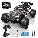 Kizeefun Macchina Telecomandata - 2,4GHz 1:18 Alta Velocità Offroad 4WD RC Auto Vehicle con 2 Batterie 70 Minuti di Gioco Auto Radiocomandata per Bambini Adulti