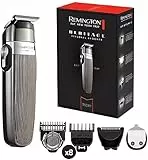 Remington Regolabarba, Rasoio Corpo, Ricaricabile, Lame a T per taglio preciso, Accessori: 8 pettini fissi, Testina lama Larga, Rifinitore, Pettini Regolabili 1-5 mm, Heritage, PG9100