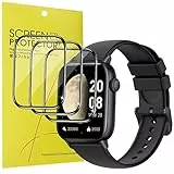 Blueshaweu Pellicola protettiva compatibile con smartwatch ASWEE 1,85', HD trasparente, flessibile, in TPU per ASWEE QS08 Smartwatch da 1,85' (3 pezzi)