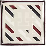Tommy Hilfiger Th Iconic Square, Sciarpe Donna, Rouge Mix, Taglia unica