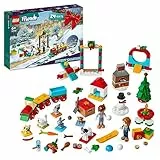 LEGO 41758 Friends Calendario dell'Avvento 2023, 24 Regali a Sorpresa tra cui 8 Figure di Animali e 2 Mini Bamboline, Giocattoli Festosi con Tappetino da Gioco, Regalo di Natale per Bambine e Bambini