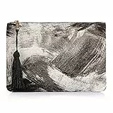 Otto Angelino OTTO529, Pochette di Design da Donna Women's, Nero, Taglia Unica