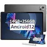 OSCAL Tablet 10.1 Pollici con Penna 14GB RAM+256GB ROM, Pad13 Android 12 Tablet 2023, 4G LTE+5G WiFi, Octa-Core,7680mAh,FHD 1920x1200,13MP+8MP,18W Ricarica/Dual SIM/Face ID/OTG/GPS/BT5/3.5mm Jack