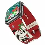 isney – Mickey Mouse Festive Cinturino Smartwatch - Licenza ufficiale, compatibile con ogni dimensione e serie di Apple Watch (orologio non incluso)