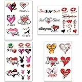 40+ Tatuaggi Temporanei Sexy Giocherellona Per Donne Signore - Impertinenti Divertimento Per Adulti Per La Parte Bassa Della Schiena Gambe Braccia Culo Stomaco