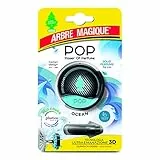 Arbre Magique POP, Profumatore Auto Solido, Fragranza Ocean, Profumazione Delicata e Fresca, Durata Fino a 30 Giorni, Design Italiano, Confezione da 1 Pezzo