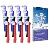 WuYan Testine Ricambio Sostituzione per Oral B Compatibile Testine per Spazzolino, Ricambi Spazzolini Elettrici Precision 16 Pezzi (Adulto Multicolore 16Pezzi)