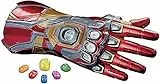 Marvel Hasbro Avengers Legends Series, Guanto dell'Infinito di Iron Man elettronico, articolato, con luci e suoni originali del film e Gemme dell'Infinito rimovibili, Multicolore