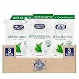 Neutro Roberts Ecopouch Ricarica Sapone Liquido Antibatterico ad Azione Igienizzante Ecoricarica con Tè Verde per Viso Mani e Corpo Dermatologicamente Testato - 3 Flaconi da 400ml