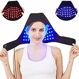 ALDIOUS Terapia della luce rossa e infrarossa e blu per la crescita dei capelli, 460nm 660nm 850nm Red Light Therapy per il controllo dell'olio della testa, ricrescita dei capelli per uomini e donne