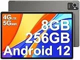 jumper Tablet 10.51 Pollici, 8GB RAM 256GB ROM Tablets Android 12, Double SIM, Octa-Core T616, 4G LTE, 5G/2.4G WiFi, 4 Speaker, 1920x1200 IPS FHD, BT5, Fotocamera 13MP, Tipo C, 7000mAh, 2023