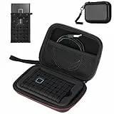 ProCase Custodia per Samsung T7 / T7 Touch SSD Esterno Portatile da 500GB 1TB 2TB, Unità a Stato Solido Esterna Hard Disk Borsa con Copertina in Silicone per Il Trasporto -Nero