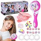 Herefun Hair Bedazzler Kit con 240 Gemme Timbri Capelli, Kit per Lo Styling dei Diamanti, Strumento Acconciature Styling Glam Bling, Cucitrici Scintillanti Macchina Diamante per Bambina Luccicanti