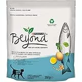 Beyond Crocchette Gatto Ricco in Salmone con Orzo Integrale - 1 Sacco da 350 g