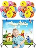 Decorazioni Compleanno Winnie the Pooh Palloncini Feste Compleanni Winnie the Pooh Sfondi Fotografia Compleanno Winnie the Pooh Compleanni Palloncino Winnie the Pooh Sfondo Fotografico Compleanno