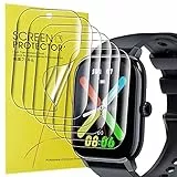 Blueshaweu Pellicola protettiva compatibile con LLKBOHA Smartwatch da 1,85', HD trasparente e flessibile in TPU [6 pezzi] per smartwatch LLKBOHA P75 (6 pezzi)