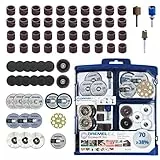 Dremel SC725 EZ SpeedClic Set di Accessori per Utensile Multifunzione, 70 Pezzi per Intagliare, Tagliare, Incidere, Lucidare, Fresare, Levigare, Smerigliare e Pulire
