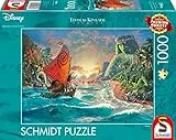 Schmidt Spiele 58030 Thomas Kinkade, Disney, Vaiana, Moana, Puzzle da 1000 Pezzi, normale