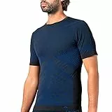 Risalti Maglia Termica Uomo Manica Corta Energy - Intimo Termico Elastico e Traspirante, Maglia Seamless Sportiva, Abbigliamento Termico Uomo Senza Cuciture - Made in Italy