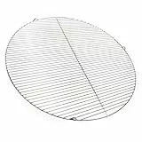 Wiltec Griglia Rotonda in Acciaio Inossidabile 80 cm per Barbecue a Carbone e a Gas