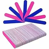 Hanyousheng Mini Professional Lime per Unghie, 100 Pezzi Monouso Lime per Unghie a Due Lato Smeriglio Bordi, Strumenti di Manicure 180/240 Grana Lima per Unghie a Due Lato per Uso Domestico e Salone