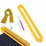 kiptyg Modelli per Maglieria a Telaio, Set Telaio per Maglieria, Set di telai per Maglieria, Resistenti e durevoli, Adatti per Lavorare a Maglia Sciarpe e Cappelli (Giallo, 36 cm, 1 Set)