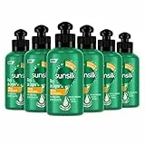 Sunsilk, Crema Districante Ricci da Sogno, Crema per Capelli Ricci Definiti, Senza Risciacquo, Formula Active Fusion con Olio di Macadamia, Elastina e Biotina, 6 Pezzi da 200ml