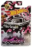 Mattel GMR81 Hot Wheels ´68 EL Camino, auto da corsa, colore rosa/nero/bianco, scala 1:64 per collezionisti e bambini