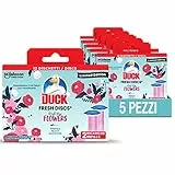 Duck Fresh Discs - Formato Scorta da 10 Ricariche, 60 Dischi Gel Igienizzanti WC, Fragranza Fresia&Peonia