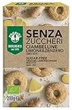 Probios Ciambelline Limone e Zenzero Bio - Senza Zuccheri - Confezione da 200 g