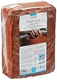 Glorex Töpferton 5kg Terracotta 6 8073 005-Argilla da vasaio, 5 kg, Liscia e Facile da Lavorare, Senza Contenuto di Argilla, indurente all'Aria e refrattaria, Adatta al tornio, Clay, 5000 unità