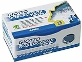 Giotto - Gessetti da tavola, a forma di blocchetto, con involucro in carta, 12 pz, colore: Bianco