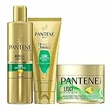 Pantene Pro-V Lisci Effetto Seta 1 Miracle Shampoo 250ml + 1 Balsamo Capelli 3 Minute Miracle 150ml +1 Maschera Capelli 300ml, Idea Regalo