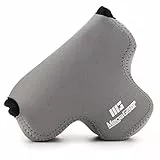 MegaGear Custodia in Neoprene compatibile con Fujifilm X-T200 (XC15-45mm) - Grigio