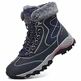 TARELO Stivali Donna Impermeabile Caldo Scarpe Blu 41