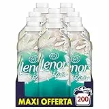 Lenor Elisir Ammorbidente Lavatrice Concentrato, 200 Lavaggi (8X25), Sogno Di Sardegna, Freschezza Di Lunga Durata E Morbidezza Di Origine Vegetale