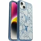 OtterBox Cover per iPhone 14 Plus Symmetry Clear,resistente a shock e cadute fino a 2 metri,sottile, testata 3x MIL-STD 810G, Vintage Strawberry
