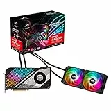 Asus ROG Strix LC AMD Radeon RX 6900XT Top Edition Scheda Grafica, AMD RDNA 2, PCIe 4.0, 16GB GDDR6, HDMI 2.1, DisplayPort 1.4a, Raffreddamento a Liquido, Radiatore 240mm, Tubi da 600mm, RGB, Nero