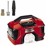 Einhell Compressore ibrido cavo e batteria PRESSITO Li – Solo Power X-Change (220V, 18 V, pompa ad alta e bassa pressione, 11 bar, spegnimento automatico, senza batteria e caricabatteria)
