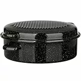 Kochstar Teglia da forno, nera, 38 cm