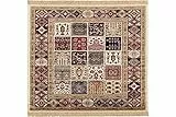 Viva Tappeti Farshian Tappeto Bachtiar 1, Viscosa, Avorio, 190 x 140 cm