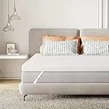 Sweetnight Topper Materasso in Memory Foam, Topper Matrimoniale 180x200 Alto 5CM, Topper Materasso Singolo Supporta Alta Resilienza, Rimovibile e Lavabile, Bianca