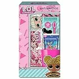 Naturaverde | Kids - Oral Care Set, Spazzolino da Denti Manuale con Setole Morbide, Dentifricio alla Fragola da 75ml, Bicchierino e Pochette Glitter