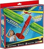 GÜNTHER FLUGSPIELE 1333 - Aquilone Turboprop, aquilone a forma di aeroplano con carrucola, corda da 100 m, circa 48 x 21 cm, adatto a bambini a partire dai 6 anni.