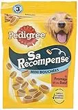 Pedigree his reward - mini bites beef & cheese dog, 6 140g packet of treats