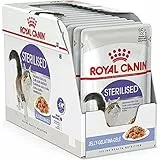 Royal Canin Sterilised, Cibo Umido per Gatti Adulti Sterilizzati, Paquete di 12 x 85 gr, totale 1020 gr