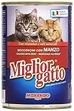 MigliorGatto Bocconcini Manzo 405 g